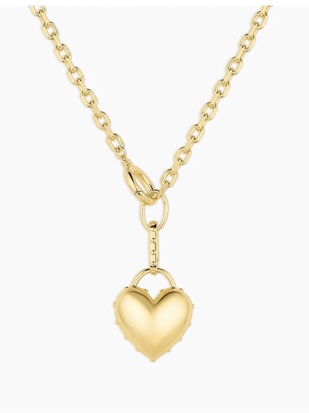 Gorjana Asher Heart Necklace ~ 18k Gold plated ~ New!